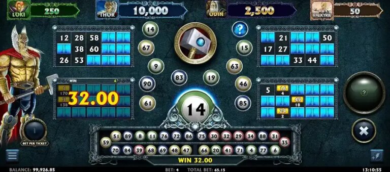 Thunderstruck II Video Bingo