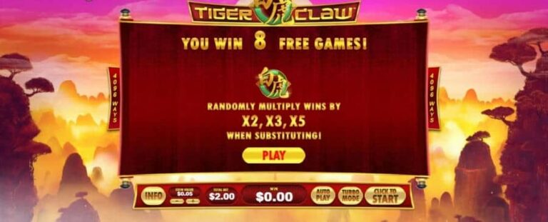 Tiger Claw (Playtech)