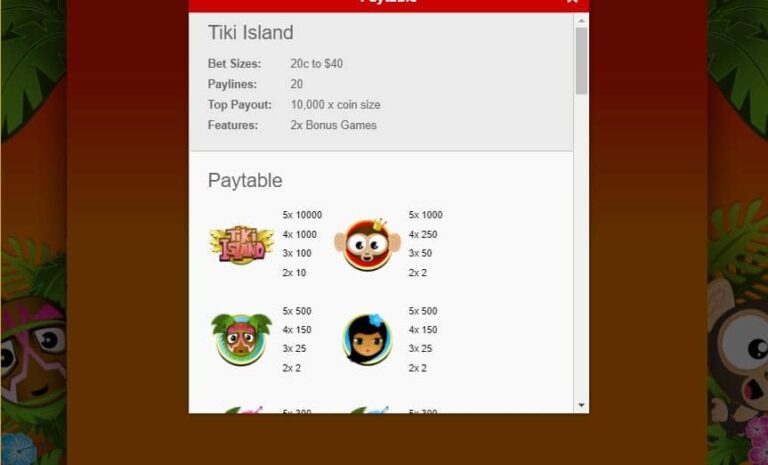 Tiki Island (Gamesys)