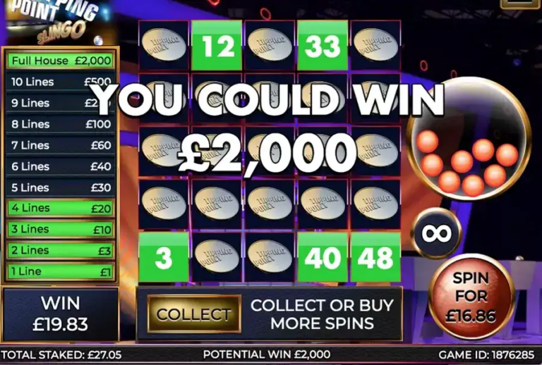 Tipping Point Slingo