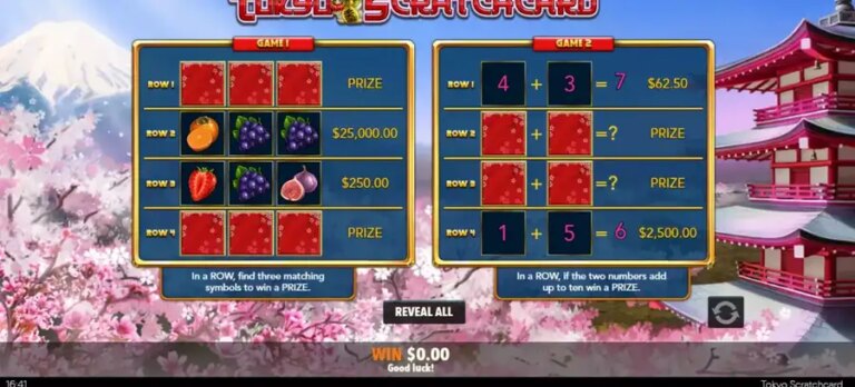 Tokyo Scratchcard