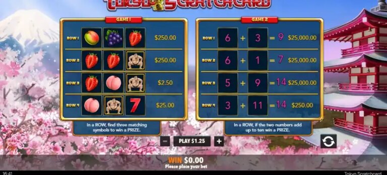 Tokyo Scratchcard