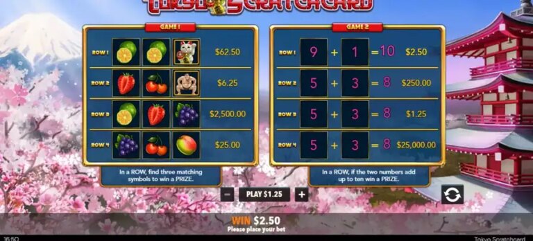 Tokyo Scratchcard