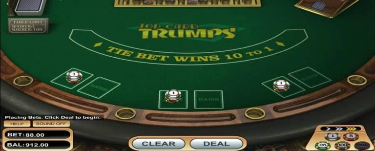 Top Card Trumps (Betsoft)