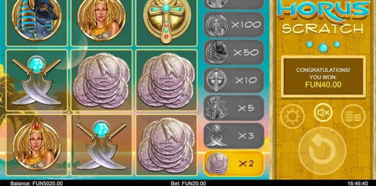 Treasure of Horus Scratch