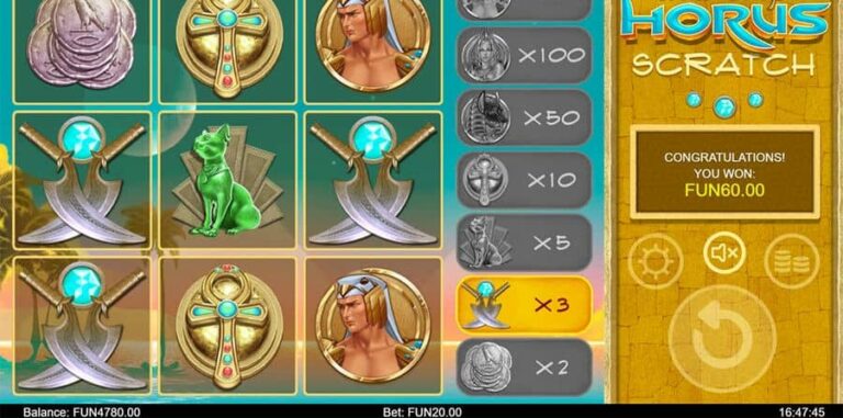 Treasure of Horus Scratch