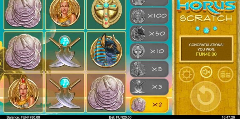 Treasure of Horus Scratch