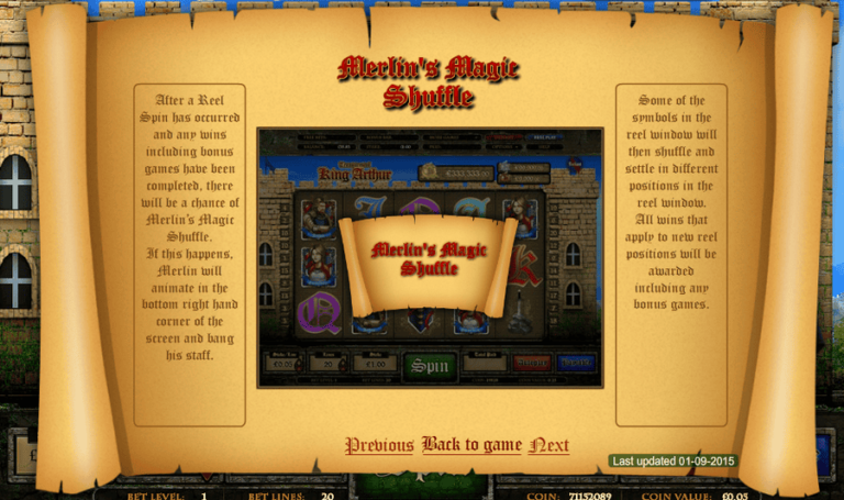 Treasures of King Arthur