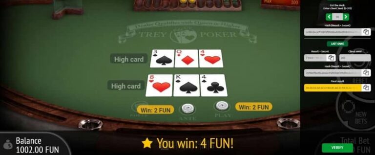 Trey Poker (BGaming)