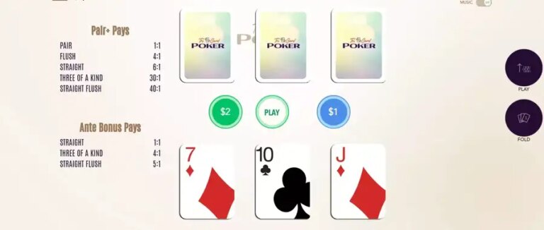 Tri Card Poker (Flipluck)