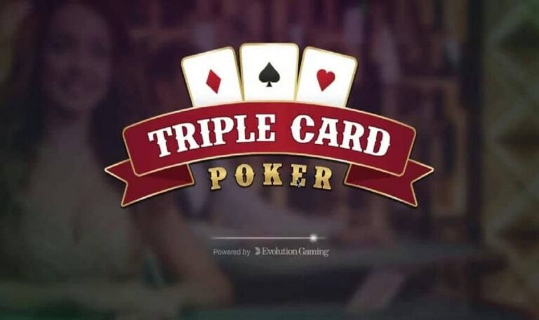 Triple Card Poker Live Casino (Evolution Gaming)
