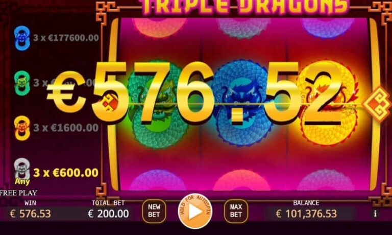 Triple Dragons (KA Gaming)