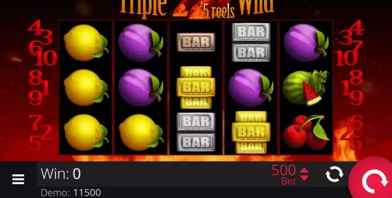 Triple Wild Seven 5 Reels