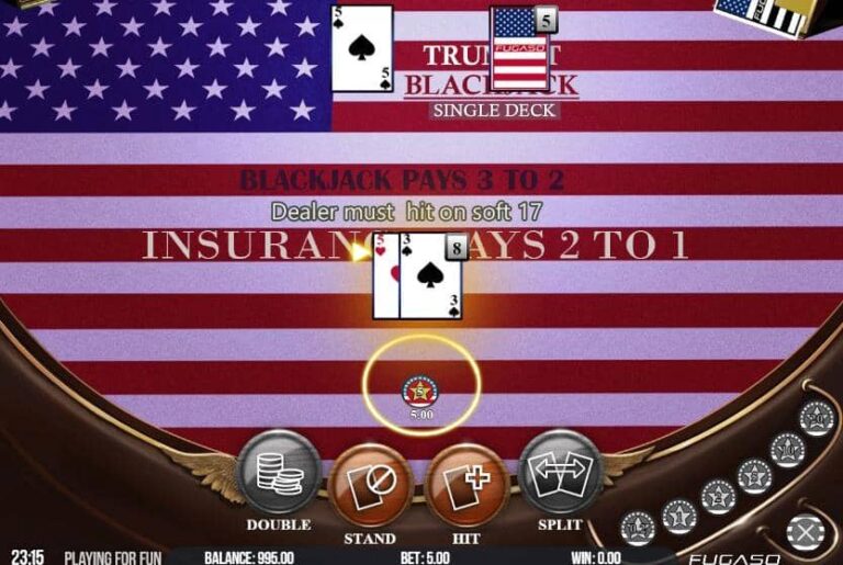 Trump It Blackjack Single Deck