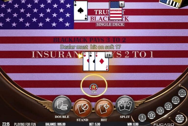 Trump It Blackjack Single Deck
