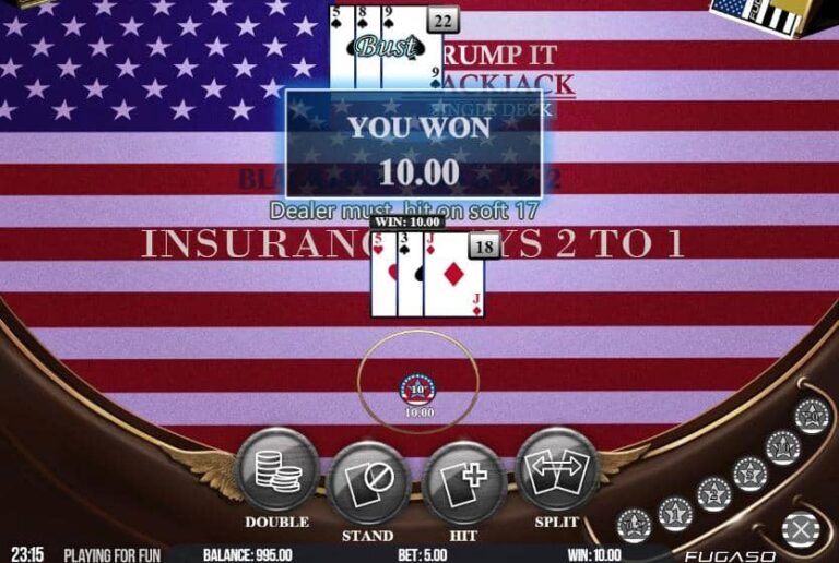 Trump It Blackjack Single Deck