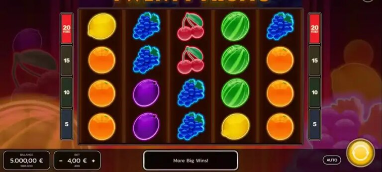 Twenty Fruits