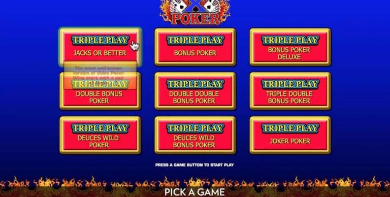 Ultimate X Poker Triple Play