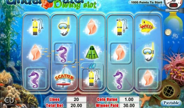 Under Water Diving Slot