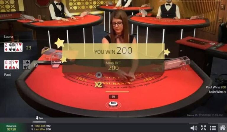 Unlimited 21 Blackjack Live (Ezugi)