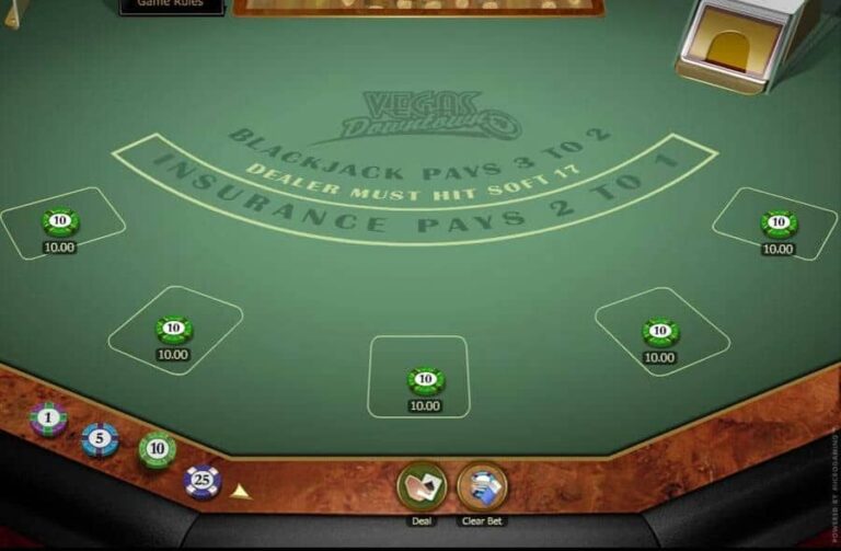 Vegas Downtown Blackjack Gold MH
