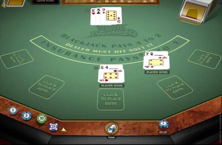 Vegas Downtown Blackjack Gold MH