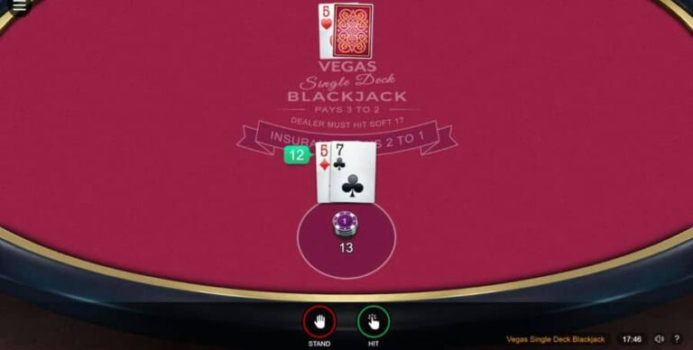 Vegas Single Deck Blackjack (Switch Studios)