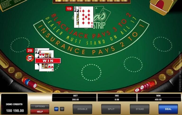 Vegas Strip Blackjack (Microgaming)