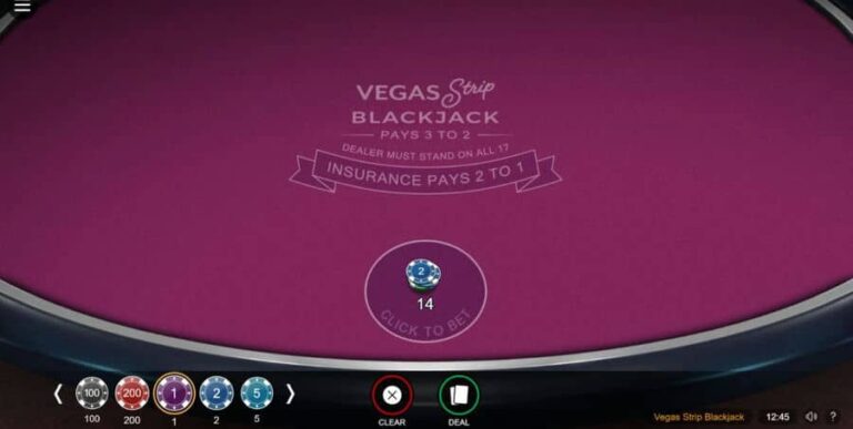 Vegas Strip Blackjack (Switch Studios)
