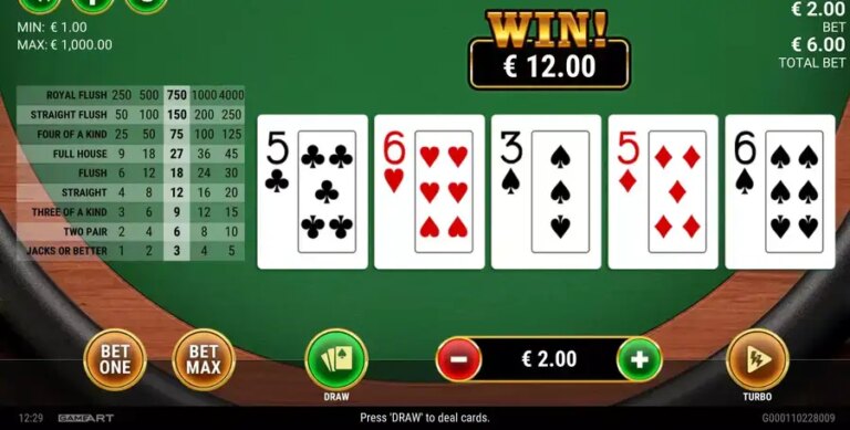 Video Poker (GameArt)