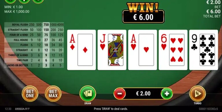 Video Poker (GameArt)