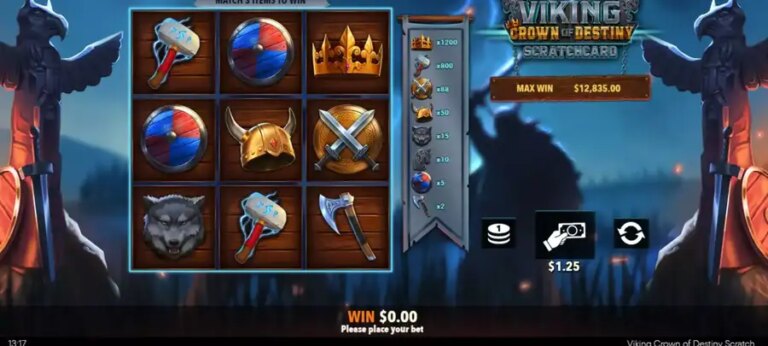 Viking Crown Scratchcard