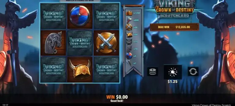 Viking Crown Scratchcard
