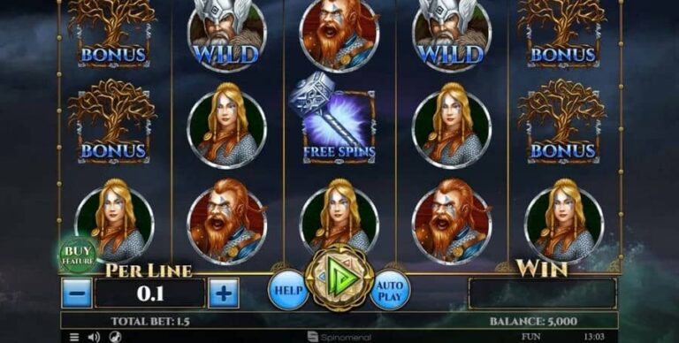 Vikings and Gods 2 15 Lines