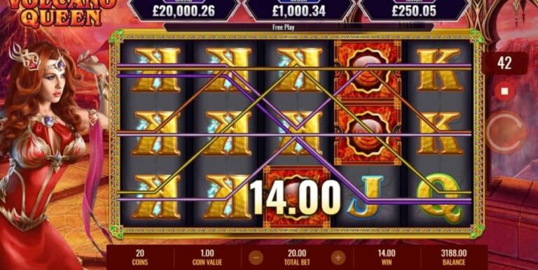 Volcano Queen Diamond Spins