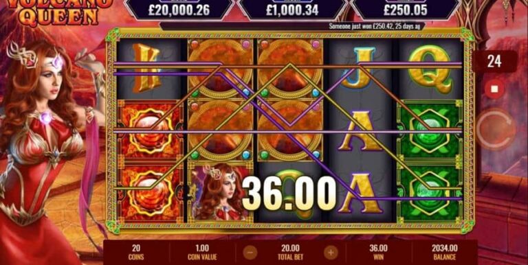 Volcano Queen Diamond Spins