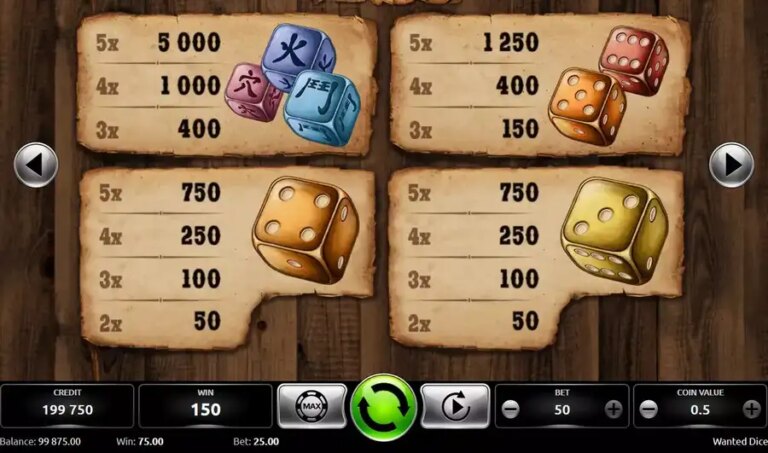 Wanted Dice
