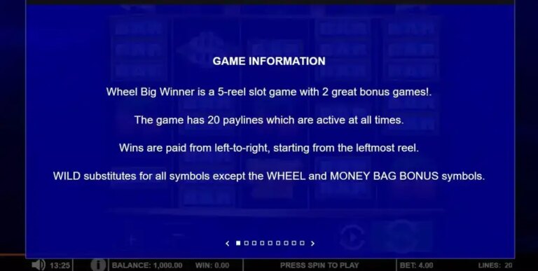 Wheel Big Winner