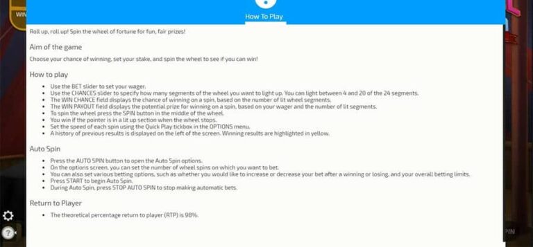 Wheel Of Fun: Fairground