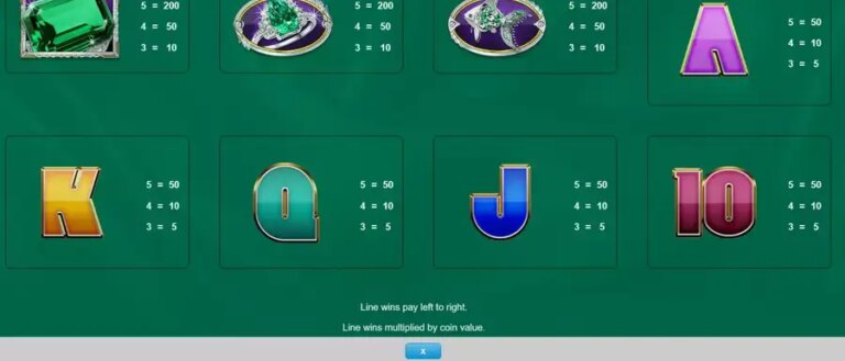 Wheel of Fortune Elegant Emeralds