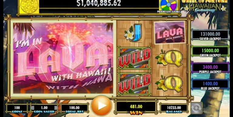 Wheel of Fortune Hawaiian Getaway Powerbucks