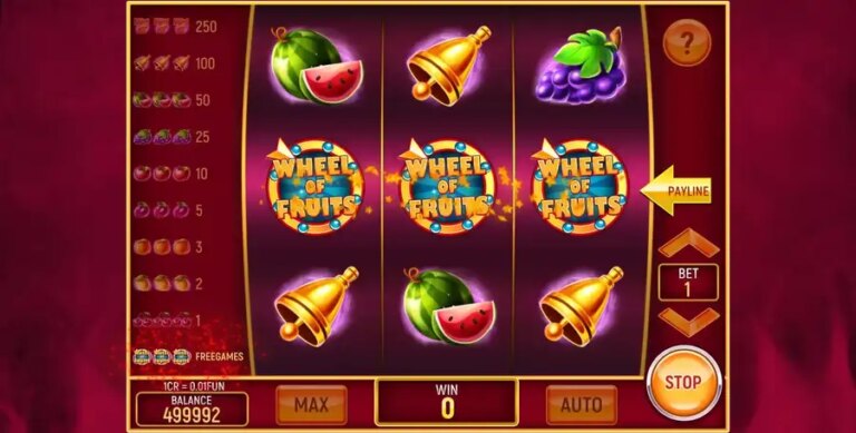 Wheel of Fruits (3×3)