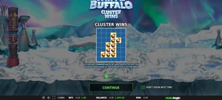White Buffalo Cluster Wins