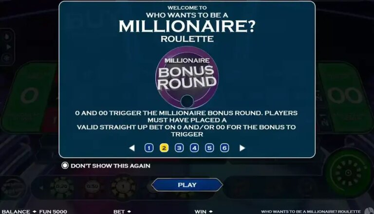 Who Wants To Be A Millionaire Roulette (Electric Elephant)