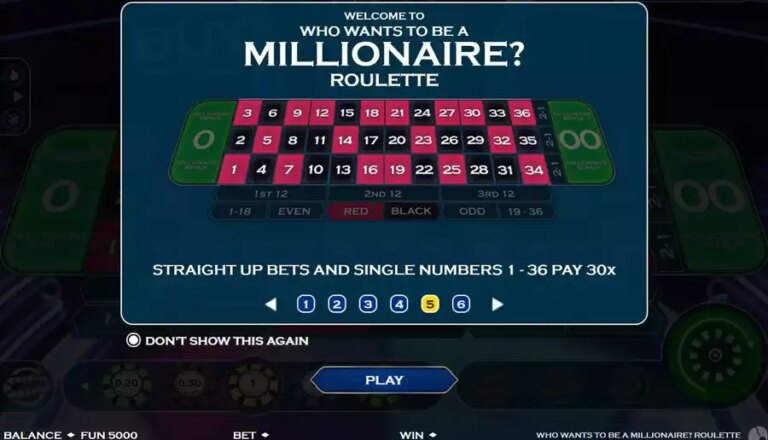 Who Wants To Be A Millionaire Roulette (Electric Elephant)