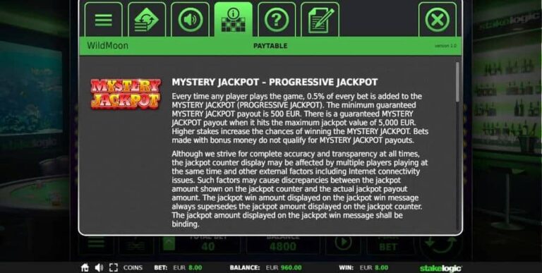 Wild Moon Jackpot 5k