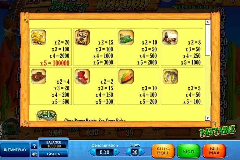 Wild West Bounty
