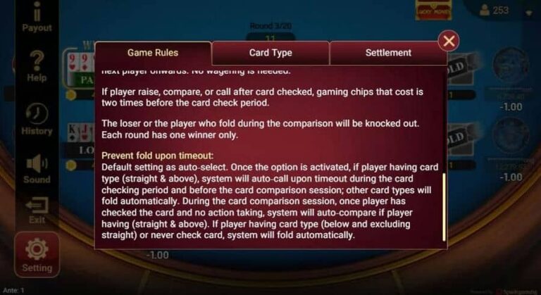 Win Three Cards