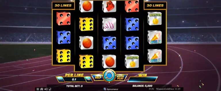 Winners Gold Dice