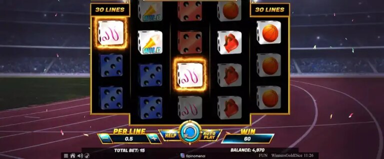 Winners Gold Dice